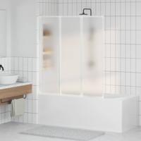 Bad Scheidingswand Mat 132 x 140 cm Aluminium & PP Paneel