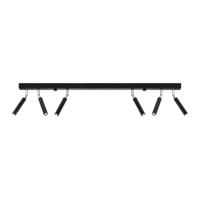 Plafondlamp EYETECH 6 zwart