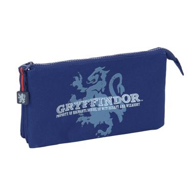 Pennenetui met 3 vakken Harry Potter Captain Marineblauw 22 x 12 x 3 cm