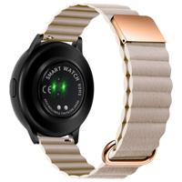 Samsung Galaxy Watch 6 Classic Magnetische Leren Band - Khaki Samsung Galaxy Watch 6 Classic Magnetische Leren Band - Khaki