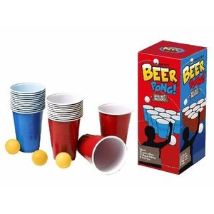 Beer Pong set met red en blue cups