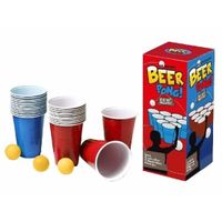 Beer Pong set met red en blue cups   -