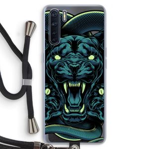 Cougar and Vipers: Oppo A91 Transparant Hoesje met koord