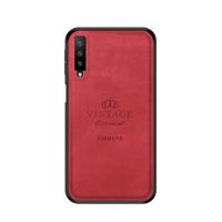 PINWUYO schokbestendige waterdichte volledige dekking PC + TPU + huid beschermhoes voor Galaxy A7 2018/A750 (rood)