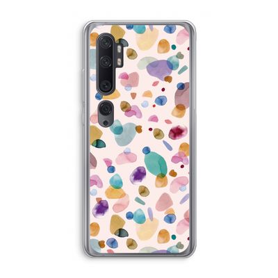 Terrazzo Memphis Pink: Xiaomi Mi Note 10 Transparant Hoesje