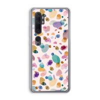 Terrazzo Memphis Pink: Xiaomi Mi Note 10 Transparant Hoesje