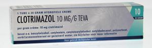 Teva Clotrimazol 10 mg/g creme (20 gr)