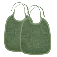 Slab Basic Badstof 2-pack - Forest Green - thumbnail