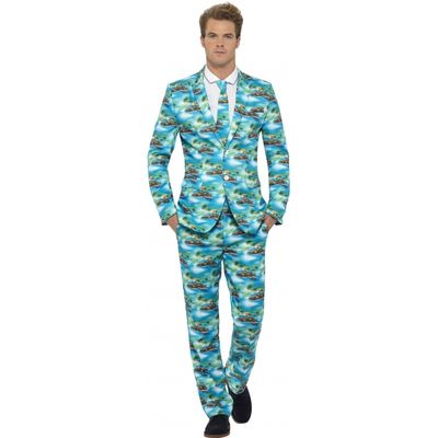Verkleedkleding heren maatpak Aloha
