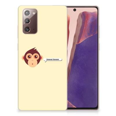 Samsung Note 20 Telefoonhoesje met Naam Monkey Samsung Note 20 Telefoonhoesje met Naam Monkey