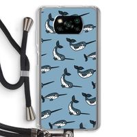 Narwhal: Xiaomi Poco X3 NFC Transparant Hoesje met koord