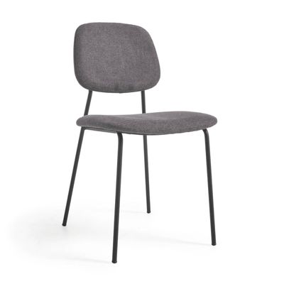 Kave Home Benilda eetkamerstoel Donkergrijs
