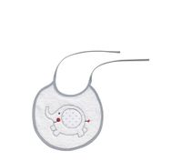 Interbaby slabbetje Olifant junior 20 x 20 cm katoen - thumbnail