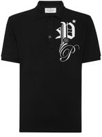 Philipp Plein Gothic Plein cotton polo shirt - Noir