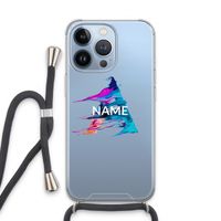 Abstract Spectrum: iPhone 13 Pro Transparant Hoesje met koord Abstract Spectrum: iPhone 13 Pro Transparant Hoesje met koord