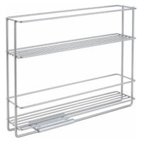 Metaltex Space Saver Smart Kitchen Uitschuifbaar Kruidenrek 6x28x22 cm Zilver - thumbnail