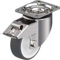 Blickle LKX-POTH 100XR-1-FI Zwenkwiel met rem Wieldiameter: 100 mm Draagvermogen (max.): 300 kg 1 stuk(s)