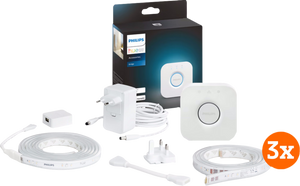 Philips Hue Lightstrip Plus White & Color 3m basisset + Bridge