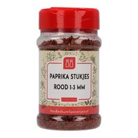 Paprika Stukjes Rood 1-3 mm - Strooibus 110 gram - thumbnail