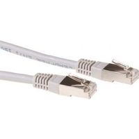 ACT Grijze 0,5 meter LSZH SFTP CAT6A patchkabel met RJ45 connectoren ACT Grijze 0,5 meter LSZH SFTP CAT6A patchkabel met RJ45 connectoren