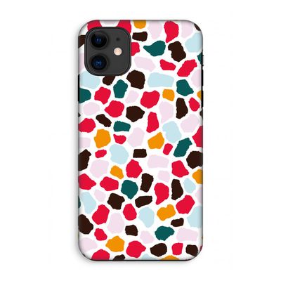 Colored Giraffe: iPhone 11 Tough Case