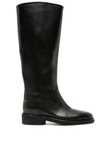 Golden Goose 35mm leather knee-high boots - Noir