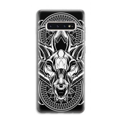 Oh Deer: Samsung Galaxy S10 4G Transparant Hoesje