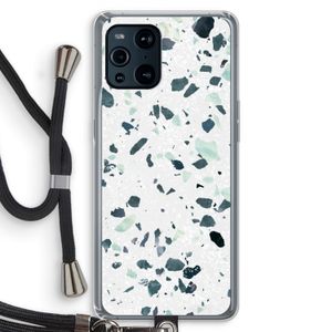 Terrazzo N°2: Oppo Find X3 Pro Transparant Hoesje met koord