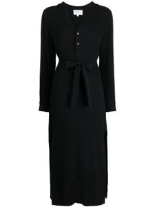 BIRD & KNOLL robe-chemise Frieda boutonnée - Noir