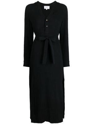 BIRD & KNOLL robe-chemise Frieda boutonnée - Noir