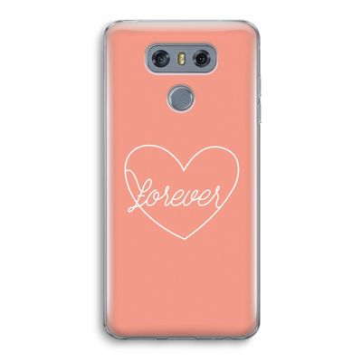 Forever heart: LG G6 Transparant Hoesje