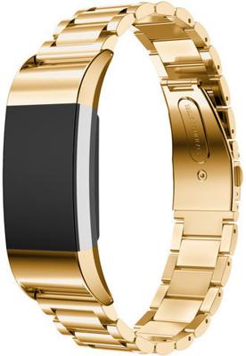 Fitbit Charge 2 Kralen Stalen Schakel Band - Goud Fitbit Charge 2 Kralen Stalen Schakel Band - Goud