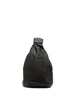 Discord Yohji Yamamoto sac à dos en cuir à logo embossé - Noir - thumbnail