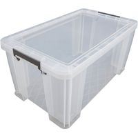 Allstore Opbergbox - 54 liter - Transparant - 66 x 38 x 31 cm