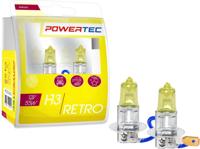 Powertec H3 lamp 12V - geel halogeenlamp - set van 2 - 3200K - PTZRT3-DUO