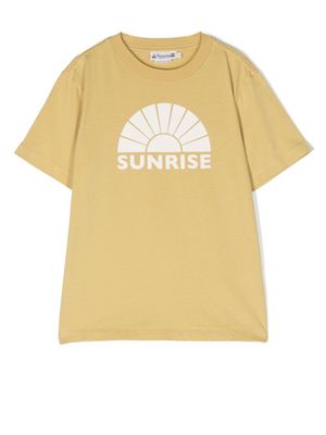 Bonpoint t-shirt Thibald à imprimé graphique - Jaune