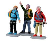 Vertical Mountain Climbers Set Of 3 Kerst - Lemax