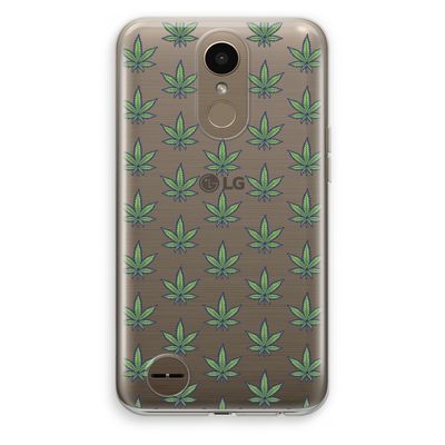 Weed: LG K10 (2017) Transparant Hoesje