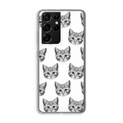 Kitten: Samsung Galaxy S21 Ultra Transparant Hoesje