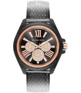 Horlogeband Michael Kors MK6685 Kunststof/Plastic Zwart 20mm