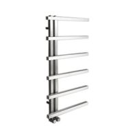 Designradiator Sapho Sierra Recht 50x100 cm 213W Geborsteld RVS - thumbnail