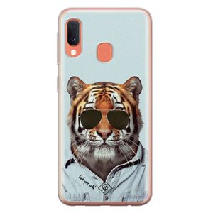 Samsung Galaxy A20e siliconen hoesje - Tijger wild