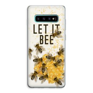 Let it bee: Samsung Galaxy S10 Plus Transparant Hoesje