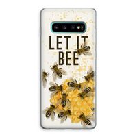 Let it bee: Samsung Galaxy S10 Plus Transparant Hoesje