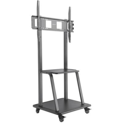 Manhattan Zubehör TFT/LCD-TV TV-wagen In hoogte verstelbaar, Met toetsenbordlade, Verstelbare ondersteun 94,0 cm (37) - 254,0 cm (100) Vloerstandaard, In
