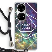 Negenduust ruimte: Huawei P50 Pro Transparant Hoesje met koord