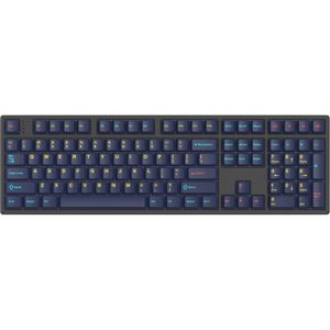 HelloGanss HS108T GC17 toetsenbord RGB leds, PBT Doubleshot keycaps, hot swap, 2,4 GHz / Bluetooth / USB-C