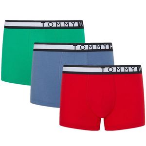 Tommy Hilfiger boxershorts 3-pack blauw-groen-rood