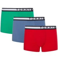 Tommy Hilfiger boxershorts 3-pack blauw-groen-rood
