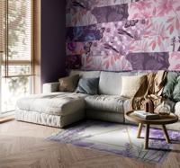 Lavendel modern vinyl tapijt